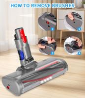 Cepillo compatible con V7, V8, V10, V11, V15, Cepillo turbo inalámbrico, Cepillo eléctrico, Apto para suelos duros y alfombras - details 5