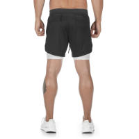 Shorts De Correr Para Hombre 2 En 1 Deporte Fitness Entrenamiento Transpirables Secado Rápido Doble Capa Verano Playa Gimnasio - details 12