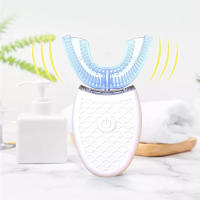 Cepillo De Dientes Eléctrico Recargable Profesional Con Cerdas Suaves U Forma Para Blanqueamiento De Dientes Set Impermeable Con Cepillo Automático Para Todas Las Edades - details 6