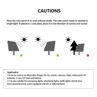 Panel Solar Portátil 500W 12V Con Puerto USB 5V Impermeable Para Carga De Batería Y Teléfono Móvil En Camping Al Aire Libre - details 13