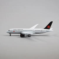 Modelo De Avión De Juguete De Aleación De Metal 20cm Air Canada Airlines B787 Airways Con Ruedas Kit De Construcción Para Colección - details 2