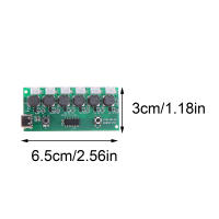 Kit De Módulo Humidificador DIY Placa De Control Neumático Ultrasonido Placa De Circuito Para Mist Driver 6 Boquillas - details 0