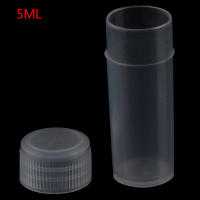 100Pcs Tubos De Prueba De Plástico De 5ml Con Tapa Para Suministros De Química Escolar - details 2