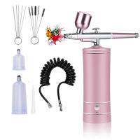 Pulverizador De Uñas Con Compresor Portátil Para Arte De Uñas Pintura De Pasteles Y Manualidades Compresor De Pulverización Para Uñas - details 1