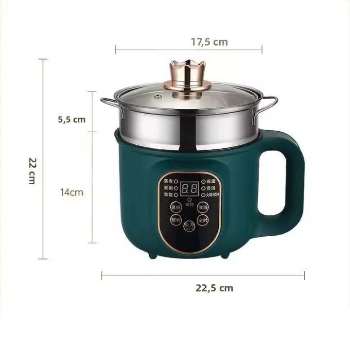 Máquina De Cocinar Eléctrica Para 1-2 Personas Sopa Caliente Huevo Olla Antiadherente Multifuncional Olla De Arroz Eléctrica Con 8-19 Programas - 1