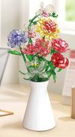 Bloques De Construcción Transparentes Para Crear Bouquet De Rosas Y Orchidáceas Juguete Creativo Para Niños Regalo MOC Model Ornament - details 2
