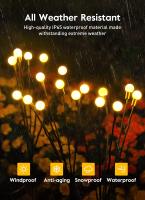 8 Luces Solares Para Jardín Con Diseño De Mariposa Luz Exterior Impermeable Vibrante Para Decoración De Patio Y Camino Calor - details 3