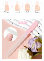 Archilla De Uñas Profesional De Vidrio Durable Herramienta De Manicura Limegirl Sand Rubbing Crystal Glass Nail File Para Arte De Uñas - details 6
