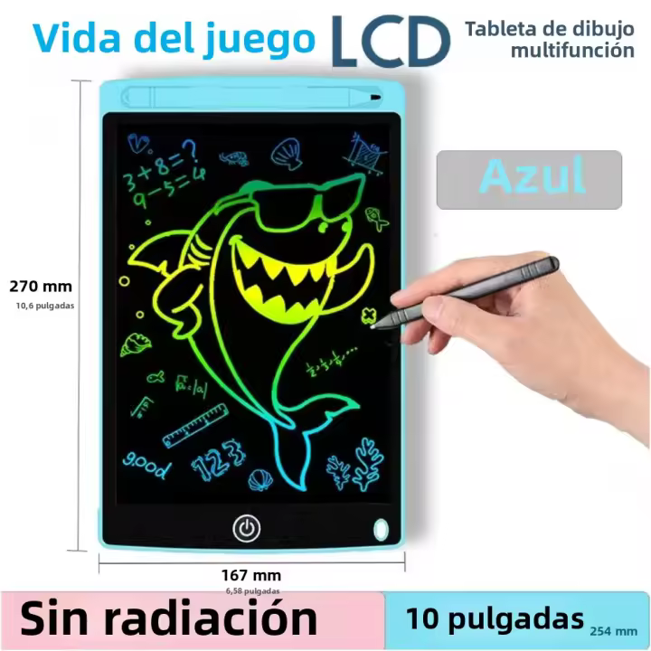 Tablet De Dibujo Electrónico Con Pantalla LCD De 12 Pulgadas Tablero De Dibujo Colorido Para Niños Papel De Escritura Regalo Para Niños - 1