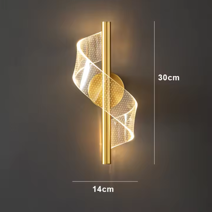 Lámpara de pared moderna para sala de estar y dormitorio luz led interior 220V decoración de hogar para pasillo y pasillos - 1