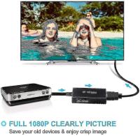 Convertidor Rca a Hdmi, adaptador Comuesto Hdmi compatible con 1080P Pal/NTSC A - details 3