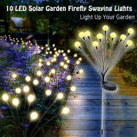Luces Solares LED Para Jardín Y Exterior Iluminación Eficiente Energía Solar Aves De Noche Luz De Jardín Y Paisaje Moderno IP67 - details 2