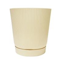 Macetas Pequeñas Con Tazón Floral Maceta Gruesa De Plástico Maceta Respirable De Terracota Con Bandeja Para Jardín - details 4