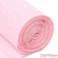 Rollo De Papel De Crepe Colorido Para Origami 50x250cm Papel De Plisado Para Manualidades Flores DIY Envoltura De Regalos Y Decoración - details 8