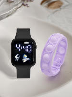 Reloj Inteligente Para Niños 2PCS Pulsera Deportiva Estilo Simple Y Moda Pantalla Táctil Regalo Para Chicos Y Chicas - details 17