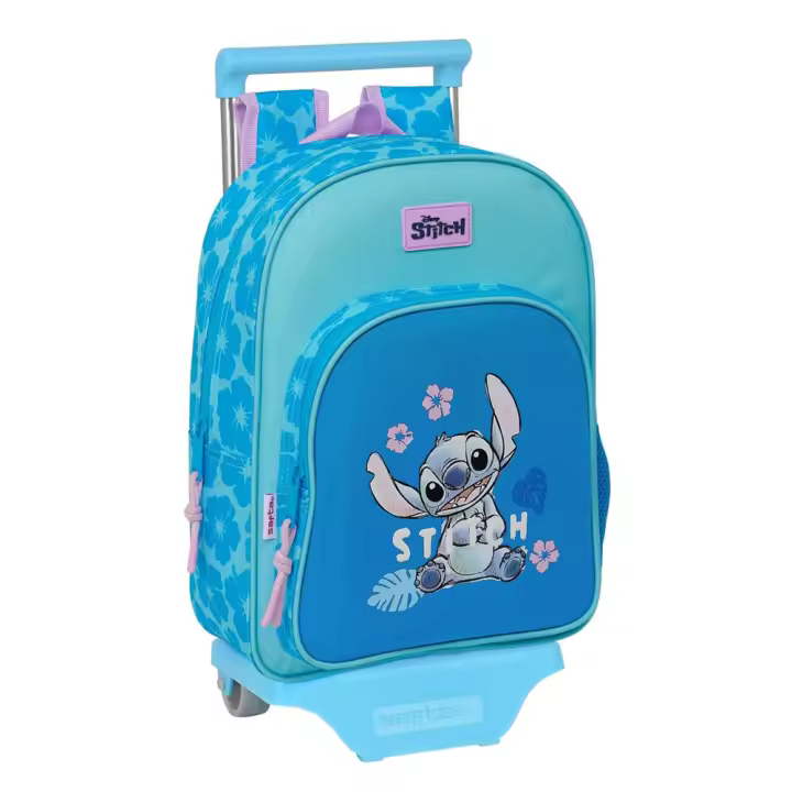 MOCHILA CON CARRO STITCH "HAWAII" 26X34X11 CM (Safta 612413020) - 1