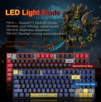Teclado Mecánico De Juego Blizzard YGM1 USB Con Cable Desmontable De 89 Teclas Para Laptop Y Pc Compatible Con Tablet Y Computadora - details 5
