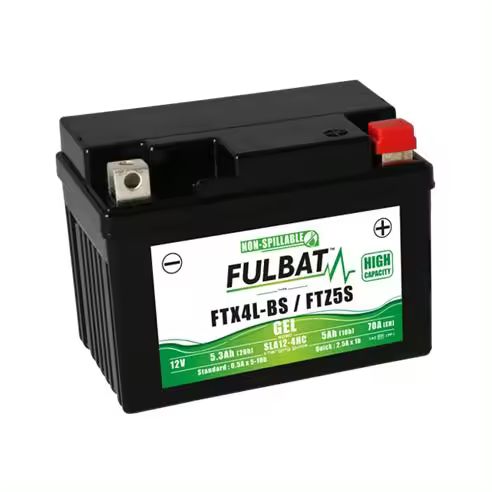 Bateria Fulbat gel FTX4L-BS / YTX4L-BS / YTZ5S - 1