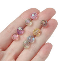 50pcs AB Colores Acrílico Facetado 8mm Bola Espaciadora Para DIY Pulseras Collares Aretes Accesorios De Joyería - details 4