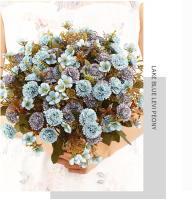 2PCS Decoración De Hogar Con Flores Artificiales Bouquet De Flores Falsas Para Boda Flores Para Novia Decoración De Habitación Plantas De Interior - details 4