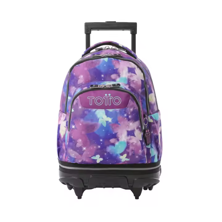Totto Mochila escolar ruedas Tiza -Dimensiones:32 x 45.5 x 18 cm-Material:Poliester reciclado - 1