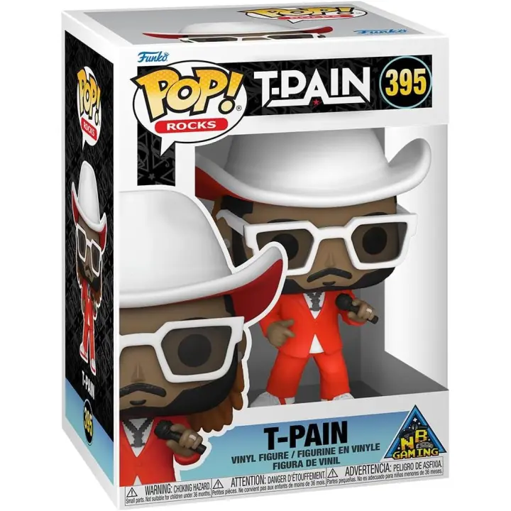 Funko Pop! Rocks: T-Pain - Figura de Vinilo Coleccionable - Idea de Regalo- Mercancia Oficial - Juguetes para Niños y Adultos - Music Fans - Muñeco para Coleccionistas y Exposición - MR POPYE - 1