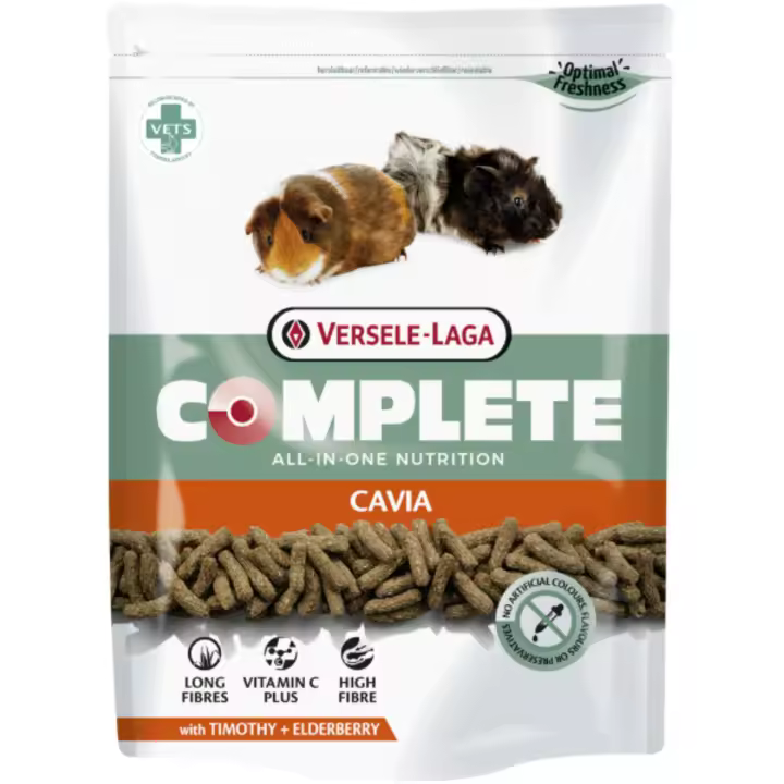Versele-Laga Alimento para Cobayas 500 gr. Completo con Fibras Largas y Vitamina C Estabilizada - 1