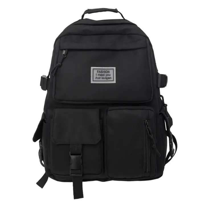 Mochila multifuncional de Nailon para estudiantes, mochila Gran capacidad con Cremallera, Colo - 1