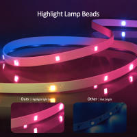 Tira De LED RGB Flexible 40m/30m/20m/15m DC 24V Con Control Por App Y Sincronización Musical Para Decoración De Navidad Y Habitaciones - details 9
