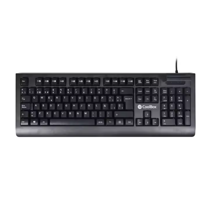 CoolBox - TECLADO CON LECTOR DNIE V4 COO-TEC04DNI - 1