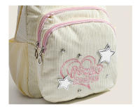Mochila pequeña y bonita blanca para estudiantes, mochila escolar para otoño e invierno, 2023, nueva, pequeña, fresca, informal y exquisita. - details 8