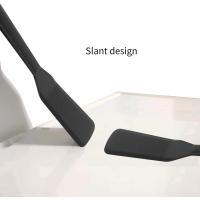 Cuchara De Silicona Para Cocina 1PC Espátula Delgada De Goma Para Sartén No Adherente Para Hacer Huevos Tortillas Crepes Y Brownies - details 1