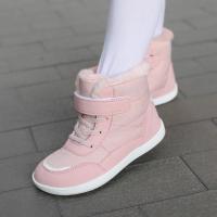 Botas De Ugg Estilo Invernal Para Niños Y Niñas Con Palmas Abiertas Y Forro Quilted Velcro Calientes Suela Antideslizante Para Frío - details 9
