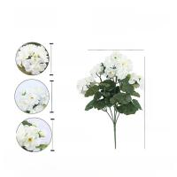 Plantas Artificiales Silken Begonia Para Bodas Decoración De Hogar Y Navidad Regalo DIY De Flores Silken En Vaso Para Ventanas Y Paredes - details 10