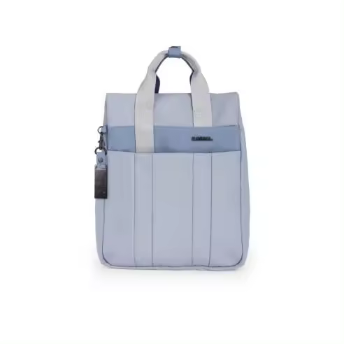 Gabol Mochila Urbana con 2 Asas de Mano Impermeable de Mujer - Colección  Vega - Bolsillos Exteriores  - Referencia 603649-003 Azul - Medidas 25x32x9 Cm - Nueva Colección 25 - - 1