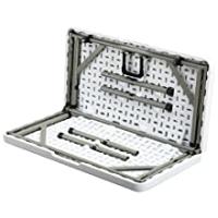 Mesa Plegable Mesa de Camping 87cm, Mesa Cuadrada Portatil Mesa de Jardín Mesa de Balcón Mesa de Cocina Mesa de Picnic Mesa de Fiesta Exterior Interior - details 6