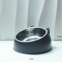 Cuenco De Alimentos Y Agua Para Gatos Y Perros De 100ML Base No Deslizante Tilt 15 Grados Seguro Para Cuello Accesorios Para Mascotas - details 1