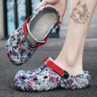 Nuevos Sandalias De Verano Para Hombres 2024 Zapatillas De Jardín Al Aire Libre Clogs Casual Moda Lujo Zapatos Cómodos Para El Hogar Tallas 40-47 - details 24