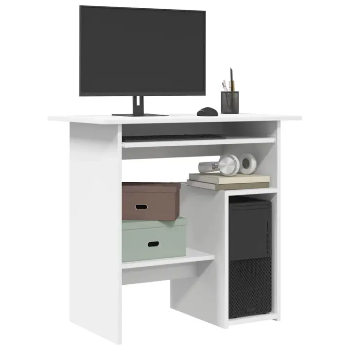 Blanco Escort 80x45x74 cm en Madera Multicapa - 1