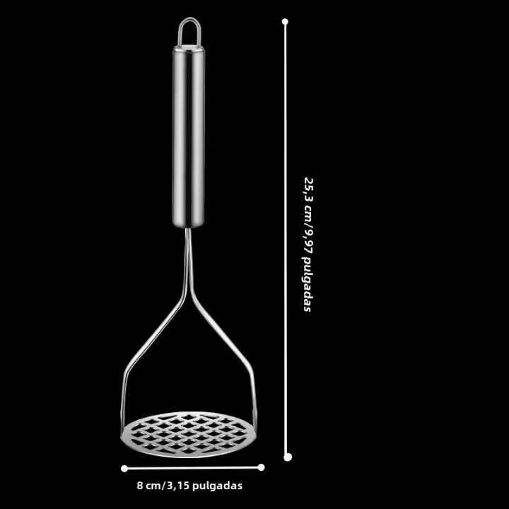 Prensa De Puré De Acero Inoxidable Herramienta De Frutas Y Verduras Para Cocina Creativa Hacer Jugo Y Puré De Patatas Gadget De Cocina - 1
