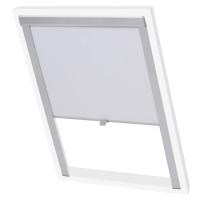 vidaXL Persiana Estilo Opaca Modelo Enrollable para M08/308 Color Blanco,  Gris,  Negro y mas - details 0