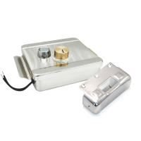 Cerradura Eléctrica De Puerta De Valla AnjielaSmart Control Electrónico De Acero Inoxidable Con Sistema De Intercomunicador Vidrio Puerta Video - details 4