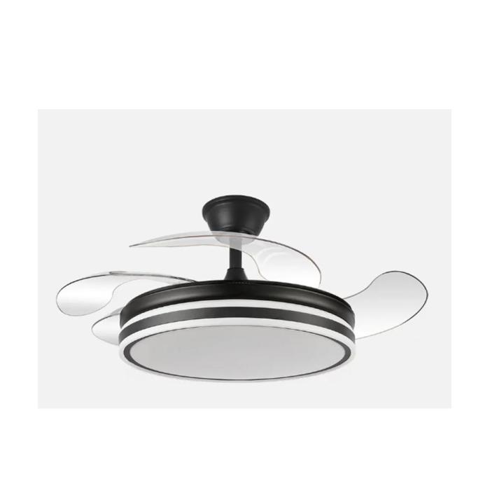 VENTILADOR BAYOMO ABRILA FABRILAMP 59W 6980LM NEGRO 4 ASPAS DESP. 34,5/42X50/107D.3 COLOR. MOTOR… — oferta en Miravia