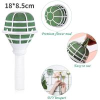Kit De Bouquet De Novia Deluxe 1/3Pcs Con Base De Espuma Para Bodas Arreglo De Flores Para Decoración De Hogar Y Habitaciones - details 1