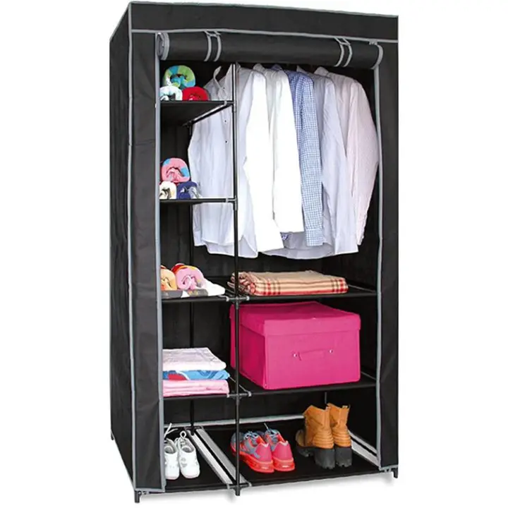 STARLEY-Armario de Tela 100x50x170 cm con funda - 1