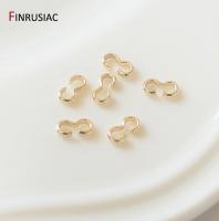 Anillos Saltarines De Oro Plateado 18K Real Para Fabricación De Joyas DIY 50-100 Pcs Por Bolsa Conectores De Anillos Partidos Accesorios De Venta - details 17