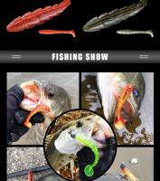 Arraigador De Pesca Spinpoler Breaker Soft Bait Lure Paddle Tail Stick Worm 7cm 9cm 11.5cm Insecto Salado Saltwater Swimbait Para Bass Pike Trout - details 13