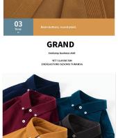 Camisa Larga Para Hombre Córdón Casual Otoño Invierno Color Sólido Cómodo Suave Moda Simplicidad Algodón Estilo Casual Cuello Cuadrado Botones Sencillos - details 5