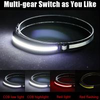 Linterna Frontal COB Recargable Para Exteriores Y Camping Luz De Trabajo Roja Y Blanca Para Correr Por Noche Pesca Y Excavación - details 7