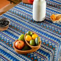 Mantel De Lino Y Algodón Europeo Y Americano Resistente Al Desgaste Y Antideslizante Estilo Bohemio Para Fiestas Y Cocina - details 1